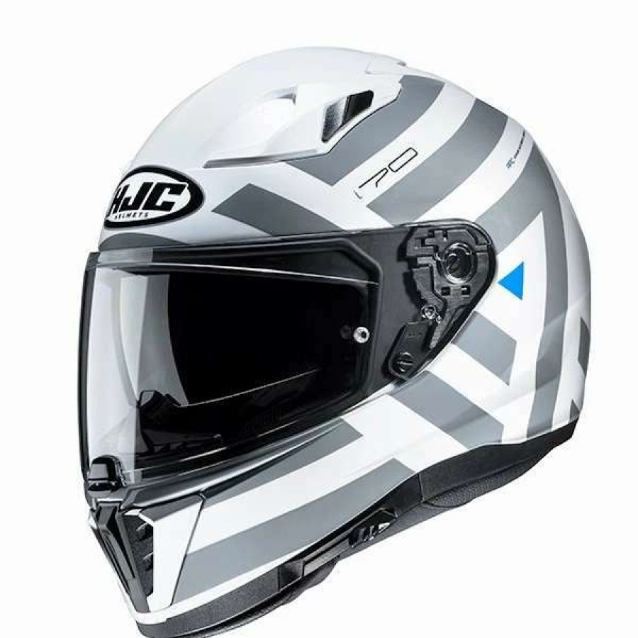 Helmets * | Discount Plastic Hjc I70 Watu Helmet White