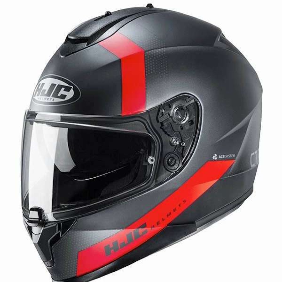 Helmets * | Brand New Plastic Hjc C70 Eura Helmet Red