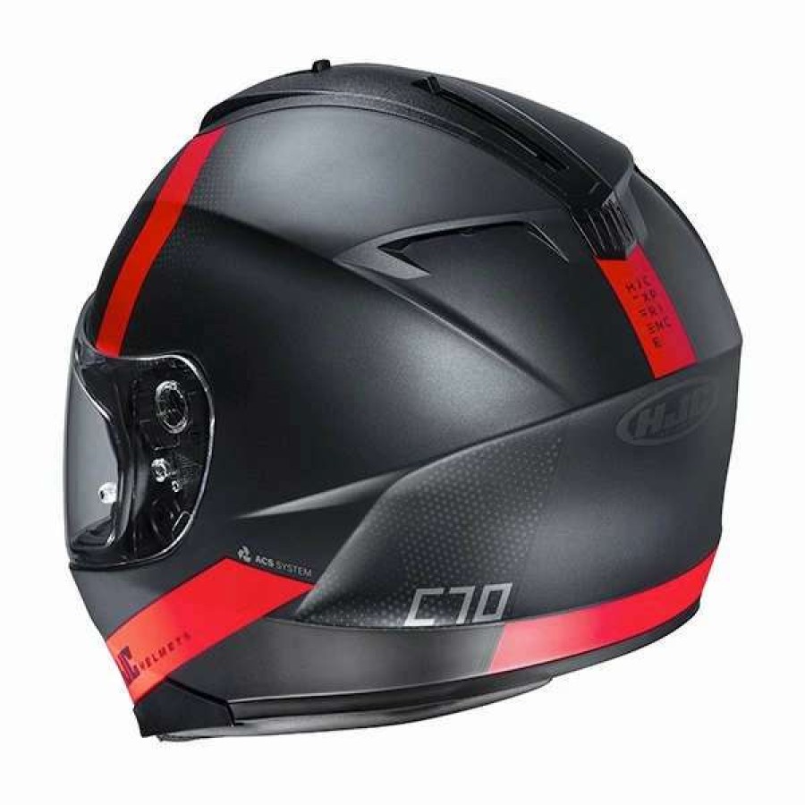 Helmets * | Brand New Plastic Hjc C70 Eura Helmet Red