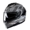 Helmets * | Wholesale Plastic Hjc C70 Nian Helmet Grey Black