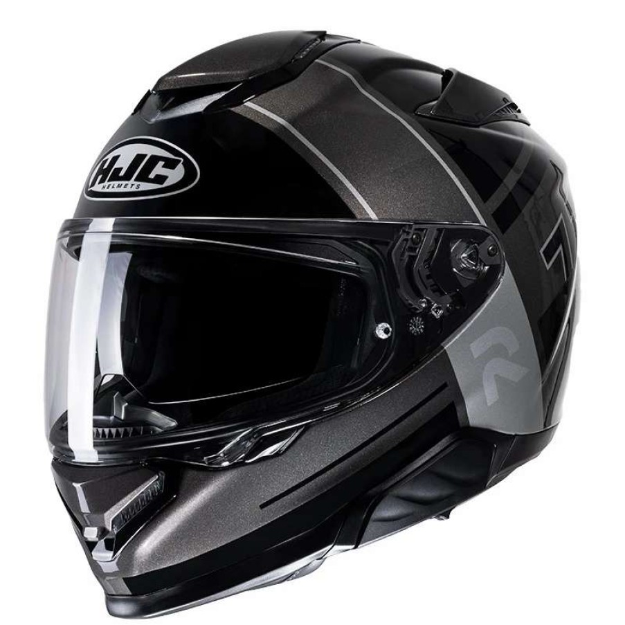 Helmets * | Hot Sale Fiber Hjc Rpha 71 Zecha Helmet Black