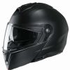 Helmets * | Best Reviews Of Plastic Hjc I90 Modular Helmet Semi Flat Black