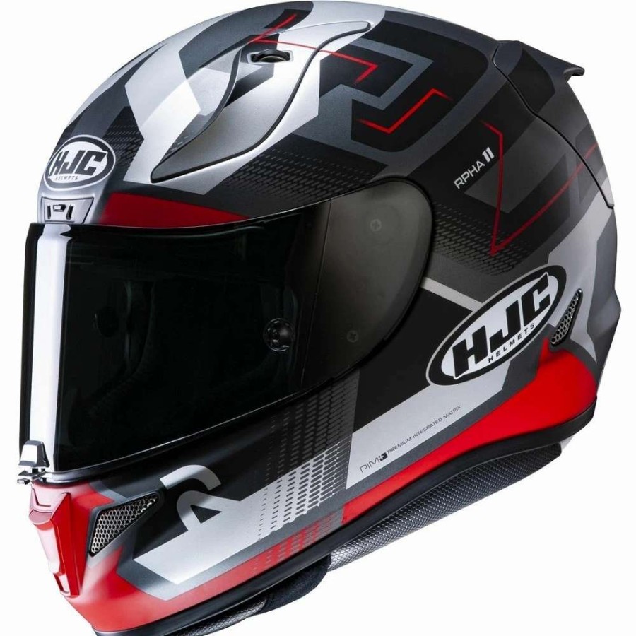 Helmets * | Buy Fiber Hjc Rpha 11 Nectus Helmet Grey Black