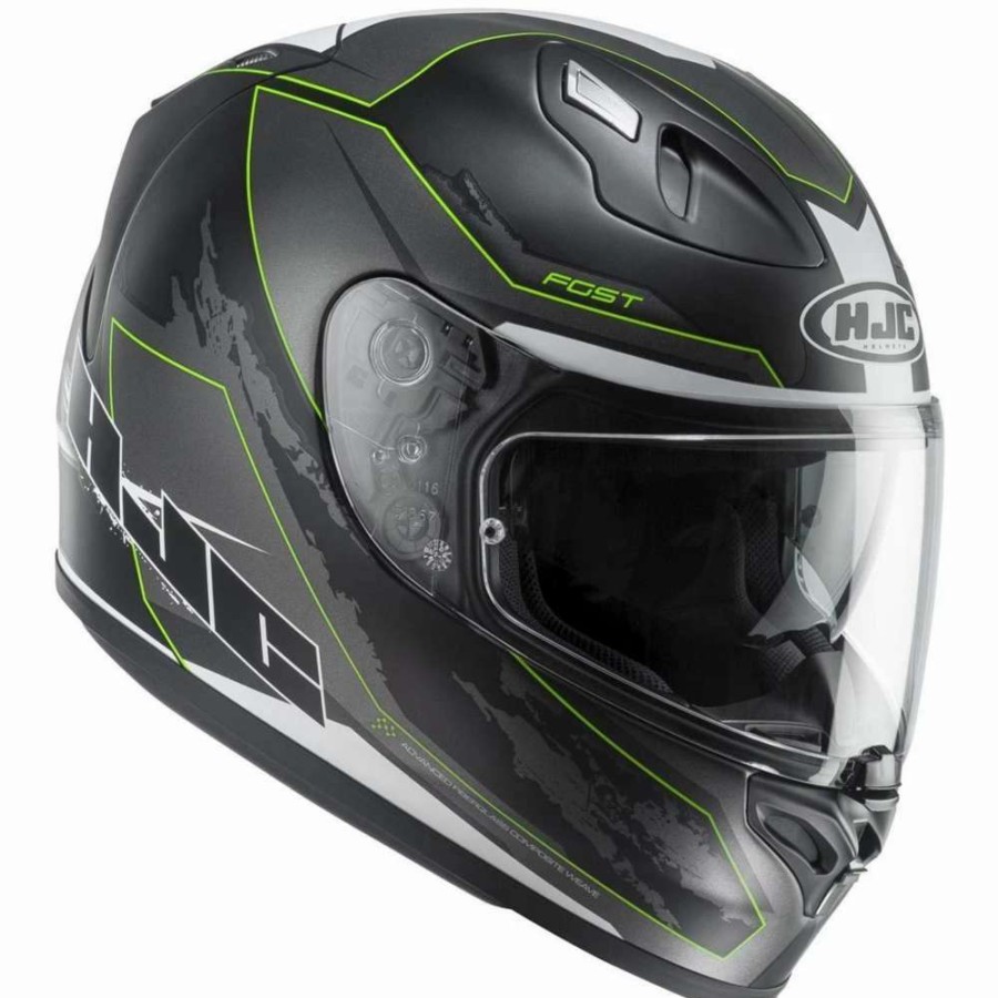 Helmets * | New Fiber Hjc Fg St Besty Green Black