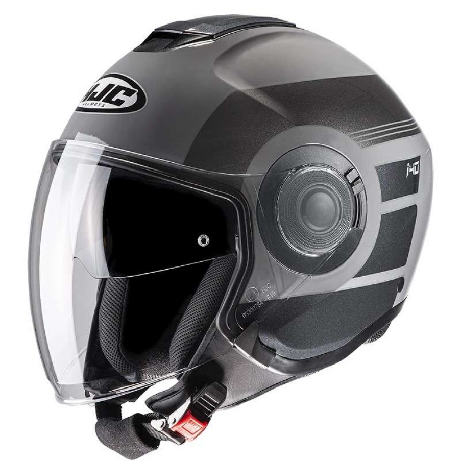 Helmets * | Outlet Plastic Hjc I40 Spina Helmet Grey Black