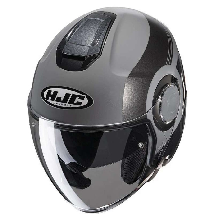 Helmets * | Outlet Plastic Hjc I40 Spina Helmet Grey Black