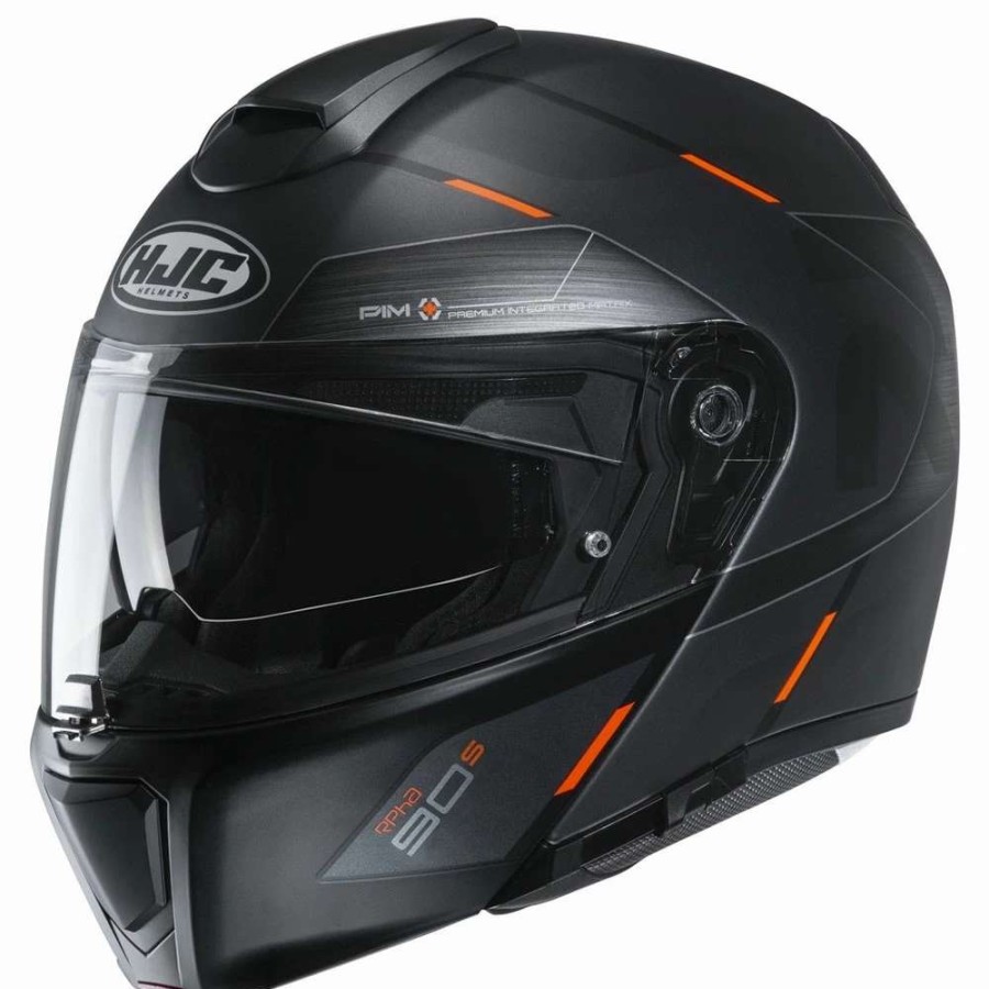 Helmets * | Coupon Fiber Hjc Rpha 90S Bekavo Modular Helmet Black