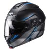 Helmets * | Budget Plastic Hjc C91 Tero Modular Helmet Black Blue