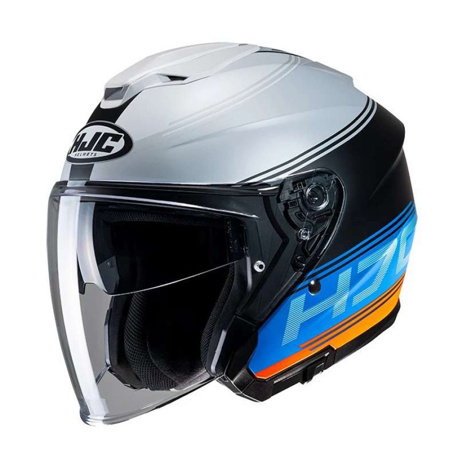 Helmets * | Best Sale Plastic Hjc I30 Vicom Helmet Blue Orange