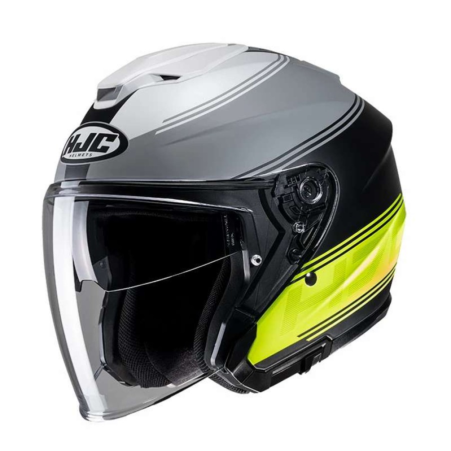 Helmets * | Best Reviews Of Plastic Hjc I30 Vicom Helmet Yellow Grey