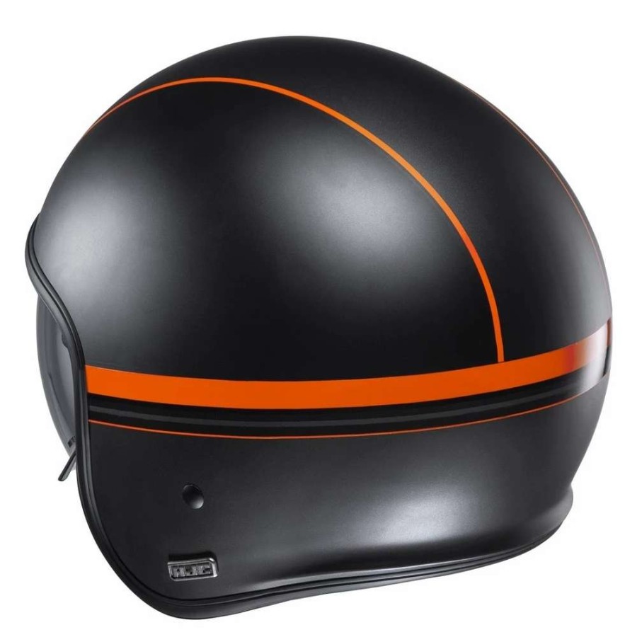 Helmets * | Coupon Custom Hjc V30 Equinox Helmet Black Orange