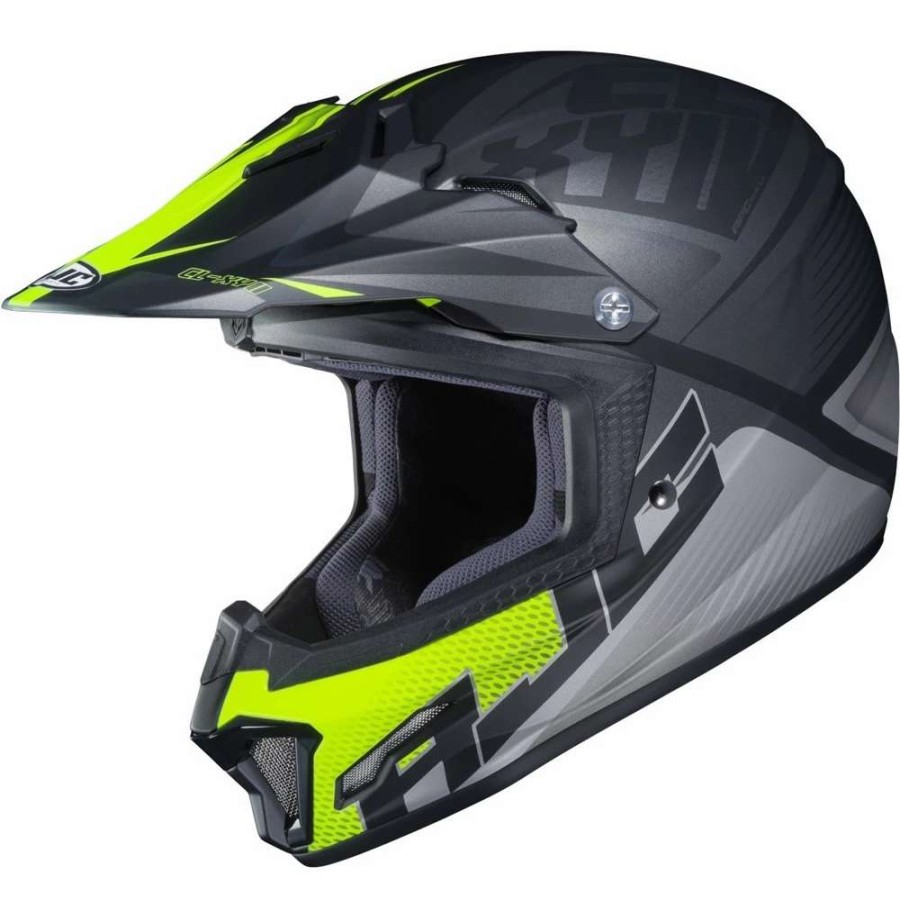 Helmets * | Buy Plastic Hjc Cl Xy 2 Kid Helmet Ellusion Black Yellow