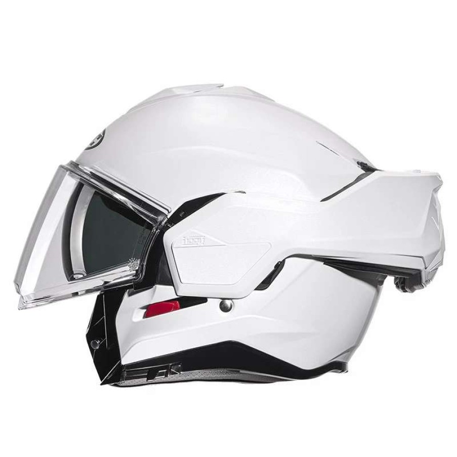 Helmets * | Best Sale Plastic Hjc I100 Modular Helmet White