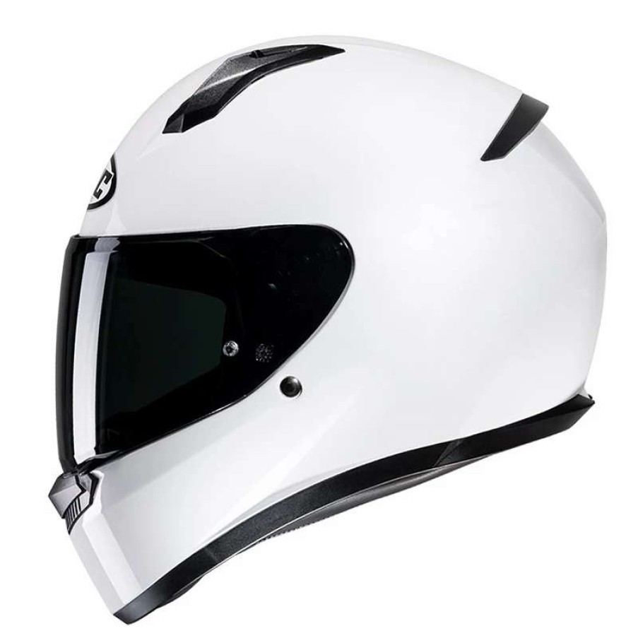 Helmets * | New Plastic Hjc C10 Helmet White