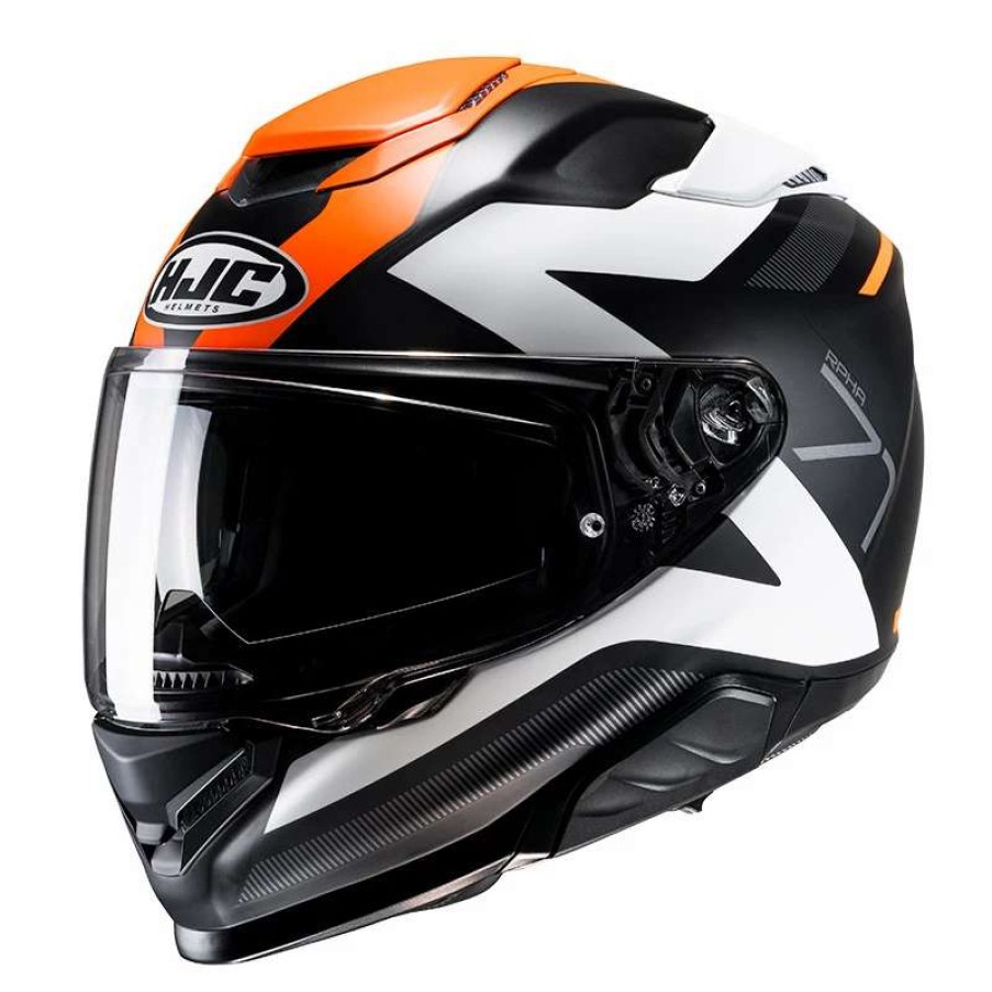 Helmets * | Best Reviews Of Fiber Hjc Rpha 71 Pinna Helmet Orange Black