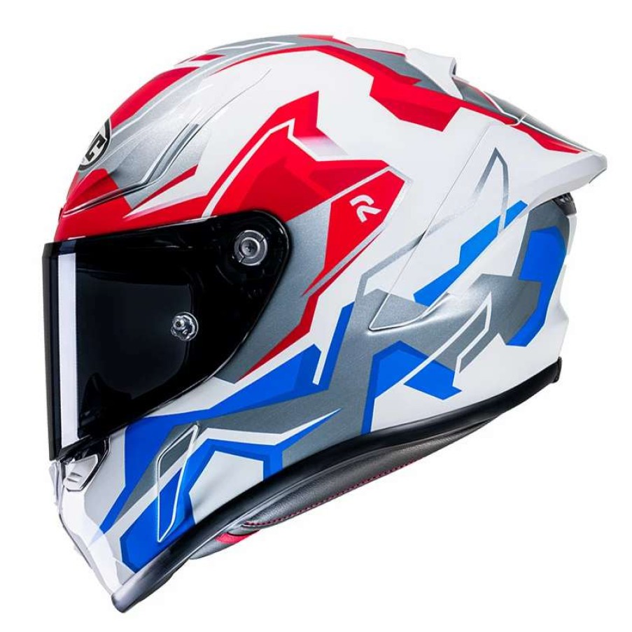 Helmets * | Best Deal Fiber Hjc Rpha 1 Nomaro Helmet Blue Red White