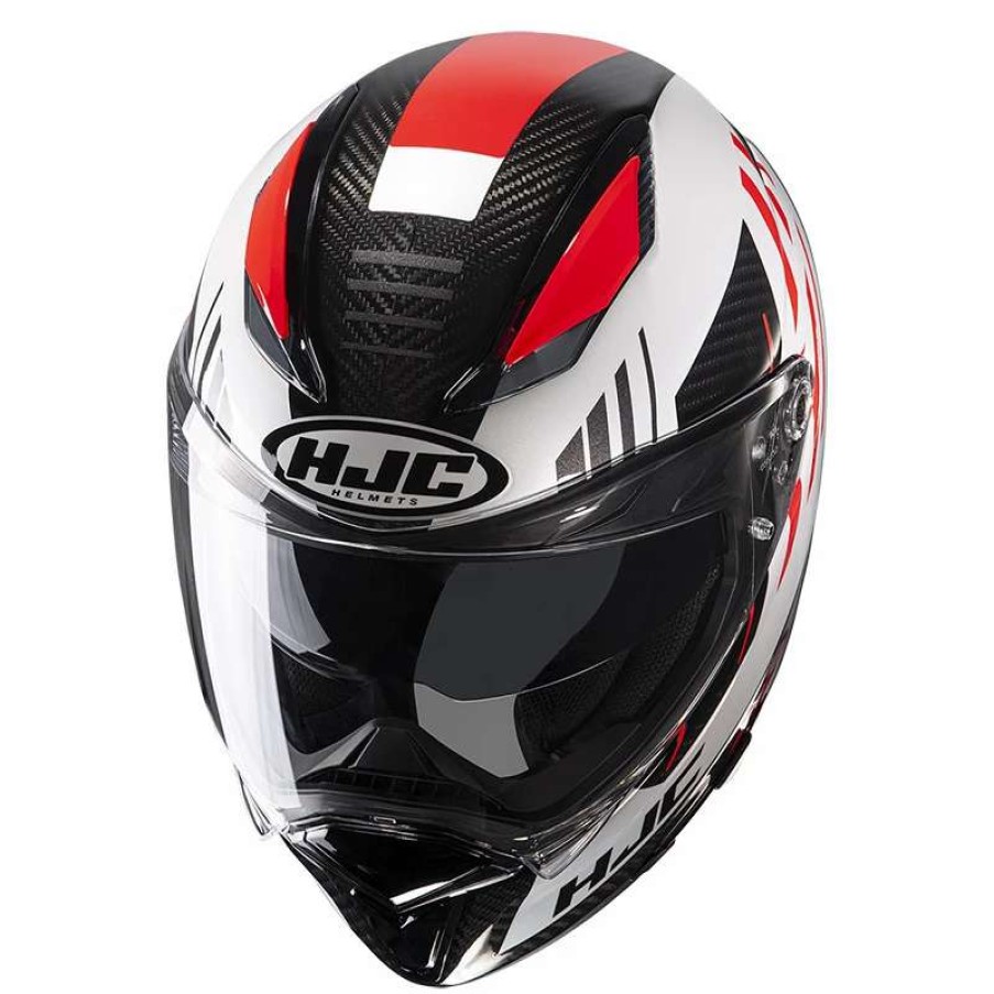 Helmets * | Cheapest Fiber Hjc F70 Carbon Kesta Red