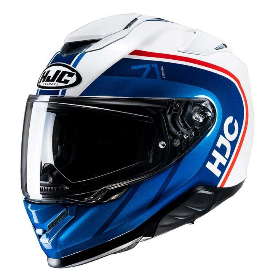 Helmets * | Buy Fiber Hjc Rpha 71 Mapos Helmet Blue Red