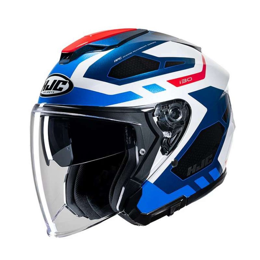 Helmets * | Outlet Plastic Hjc I30 Aton Helmet Blue Orange