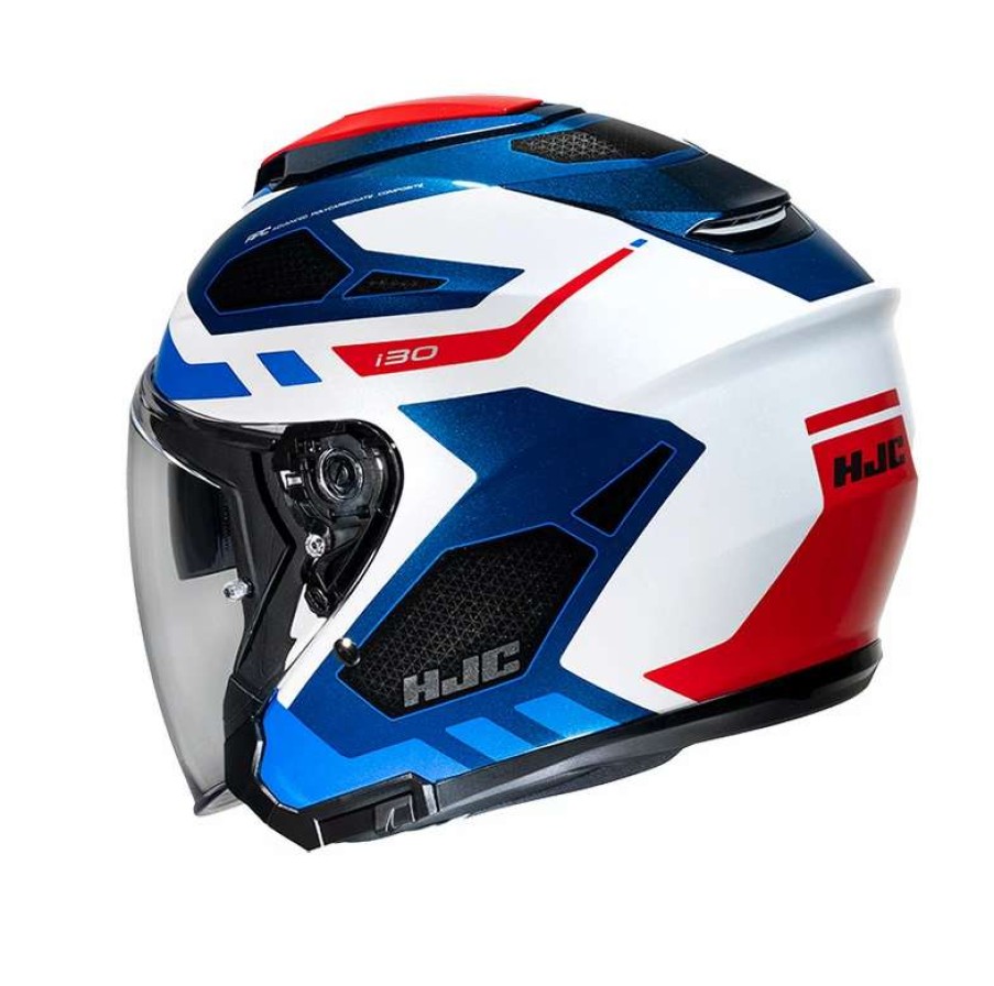 Helmets * | Outlet Plastic Hjc I30 Aton Helmet Blue Orange