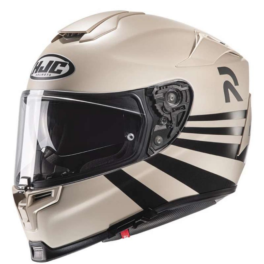 Helmets * | Cheapest Fiber Hjc Rpha 70 Stipe Helmet Sand