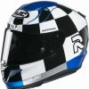 Helmets * | Outlet Fiber Hjc Rpha 11 Misano Helmet Blue