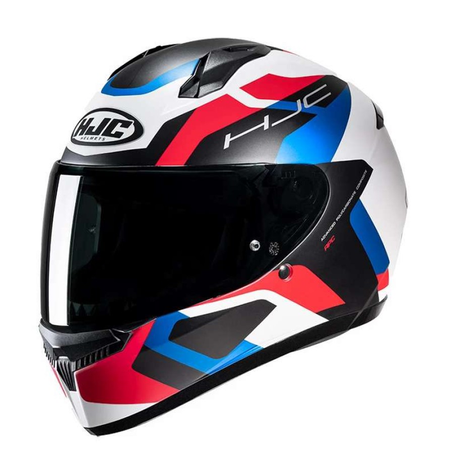 Helmets * | Budget Plastic Hjc C10 Tins Helmet Blue Red