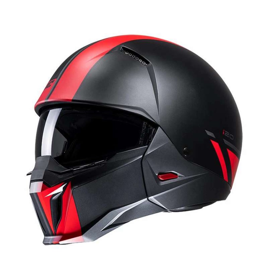 Helmets * | Buy Removable Chin Hjc I20 Batol Helmet Red Black