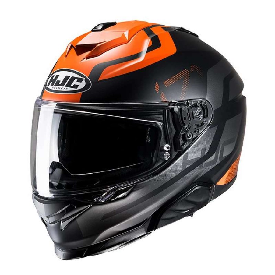 Helmets * | Brand New Plastic Hjc I71 Enta Helmet Orange Black