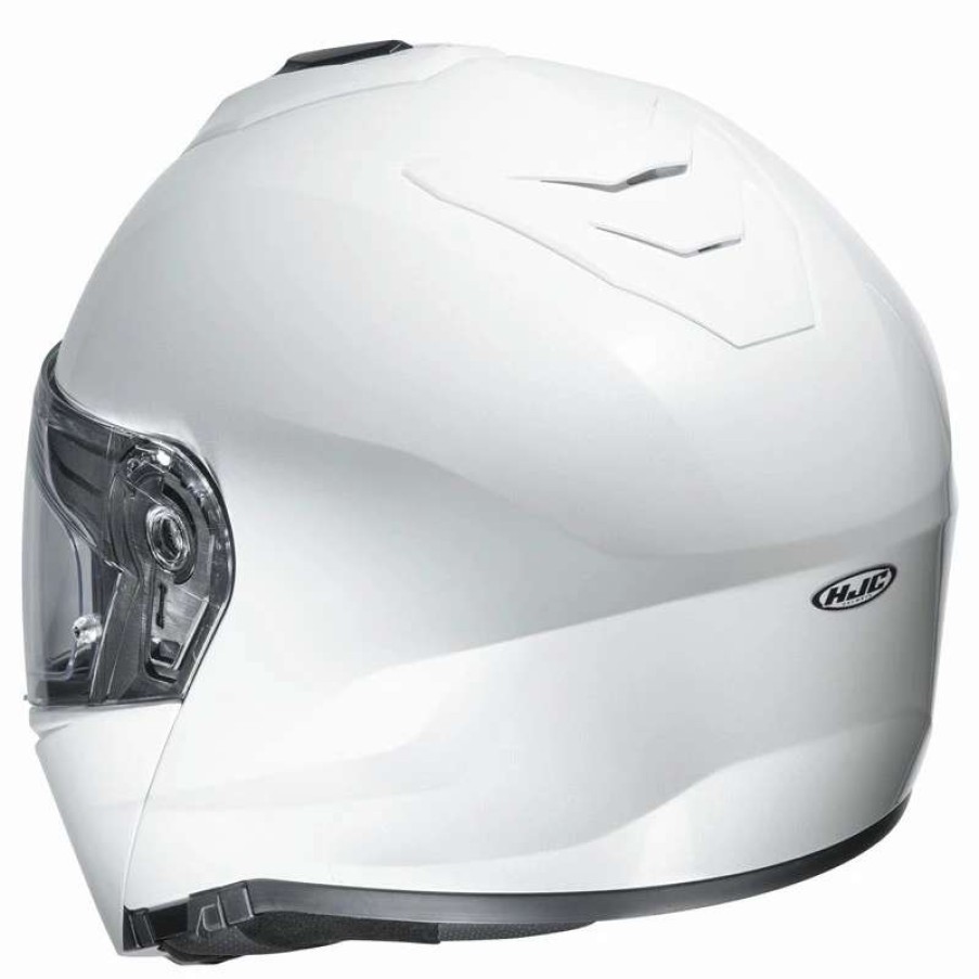 Helmets * | Flash Sale Plastic Hjc I90 Modular Helmet White