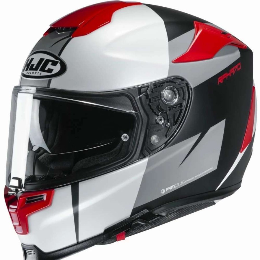 Helmets * | Best Reviews Of Fiber Hjc Rpha 70 Terika Helmet White Red