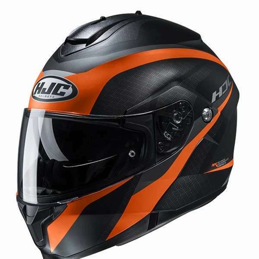 Helmets * | Top 10 Plastic Hjc C91 Taly Modular Helmet Orange