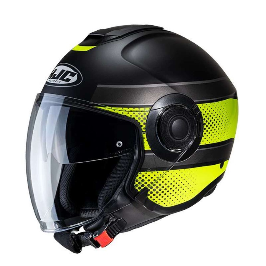 Helmets * | Promo Plastic Hjc I40 Tolan Helmet Black Yellow