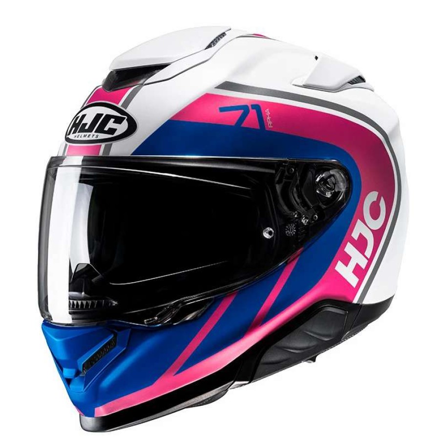 Helmets * | Budget Fiber Hjc Rpha 71 Mapos Helmet Pink Blue