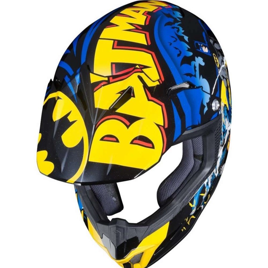 Helmets * | New Plastic Hjc Cl Xy 2 Kid Helmet Batman Dc Comics