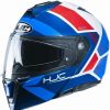 Helmets * | Hot Sale Plastic Hjc I90 Hollen Modular Helmet Blue Red White