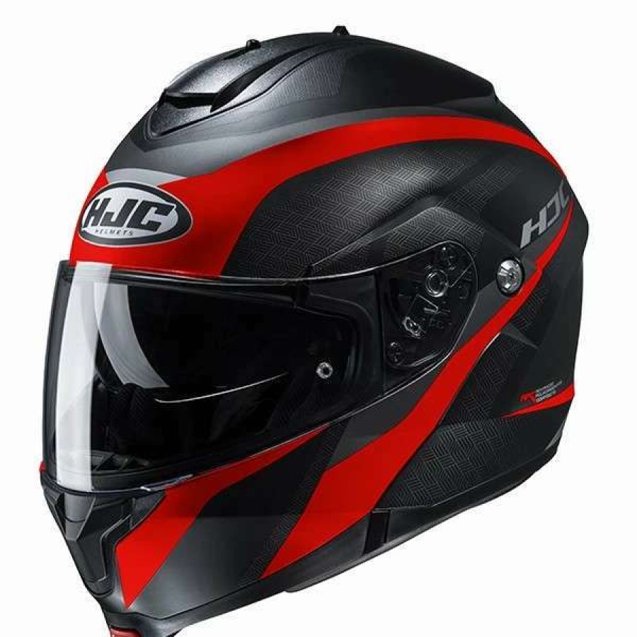 Helmets * | Brand New Plastic Hjc C91 Taly Modular Helmet Red