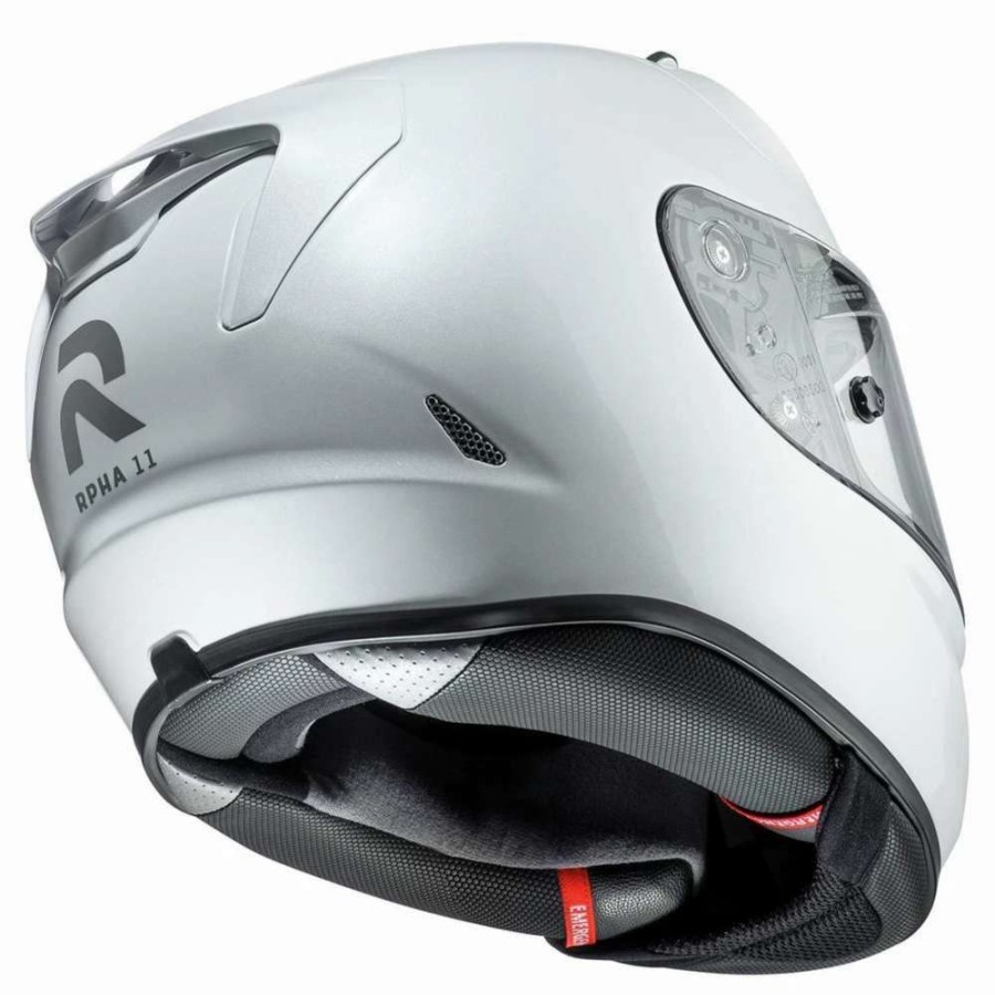 Helmets * | Budget Fiber Hjc Rpha 11 Helmet White