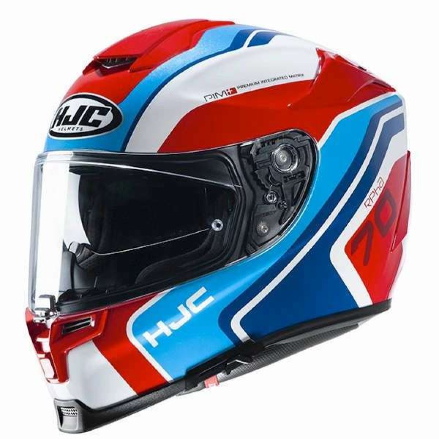 Helmets * | Hot Sale Fiber Hjc Rpha 70 Kroon Helmet Blue