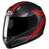 Helmets * | Cheapest Plastic Hjc Cl Y Strix Youth Helmet Black Red