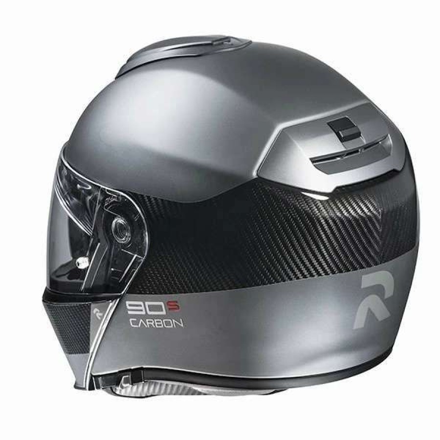 Helmets * | Budget Fiber Hjc Rpha 90S Carbon Luve Modular Helmet Grey