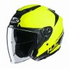 Helmets * | Hot Sale Plastic Hjc I30 Baras Open Face Helmets Fluo Yellow