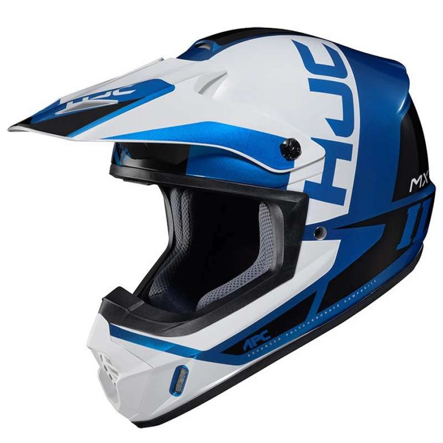 Helmets * | Best Pirce Plastic Hjc Cs-Mx 2 Creed Helmet Blue White