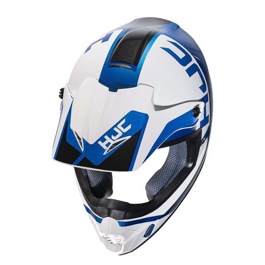 Helmets * | Best Pirce Plastic Hjc Cs-Mx 2 Creed Helmet Blue White