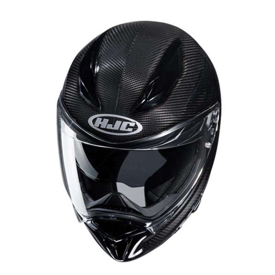 Helmets * | Cheapest Fiber Hjc F70 Carbon Black