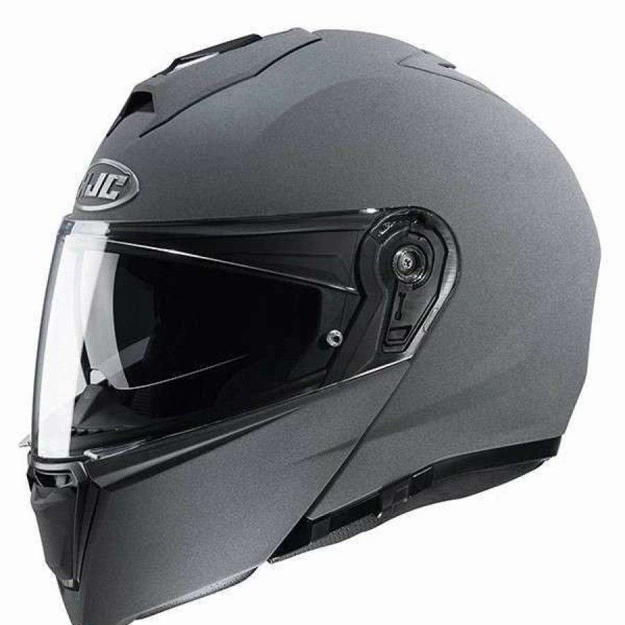 Helmets * | Cheap Plastic Hjc I90 Modular Helmet Stone Grey