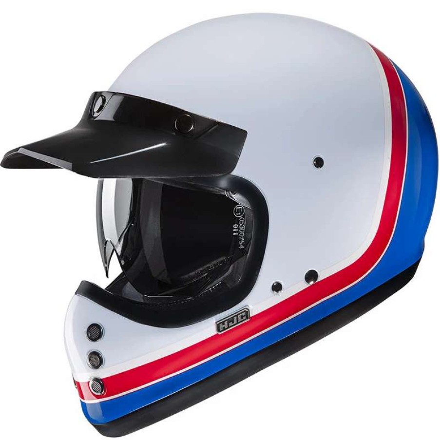 Helmets * | Brand New Fiber Hjc V60 Scoby Helmet Blue