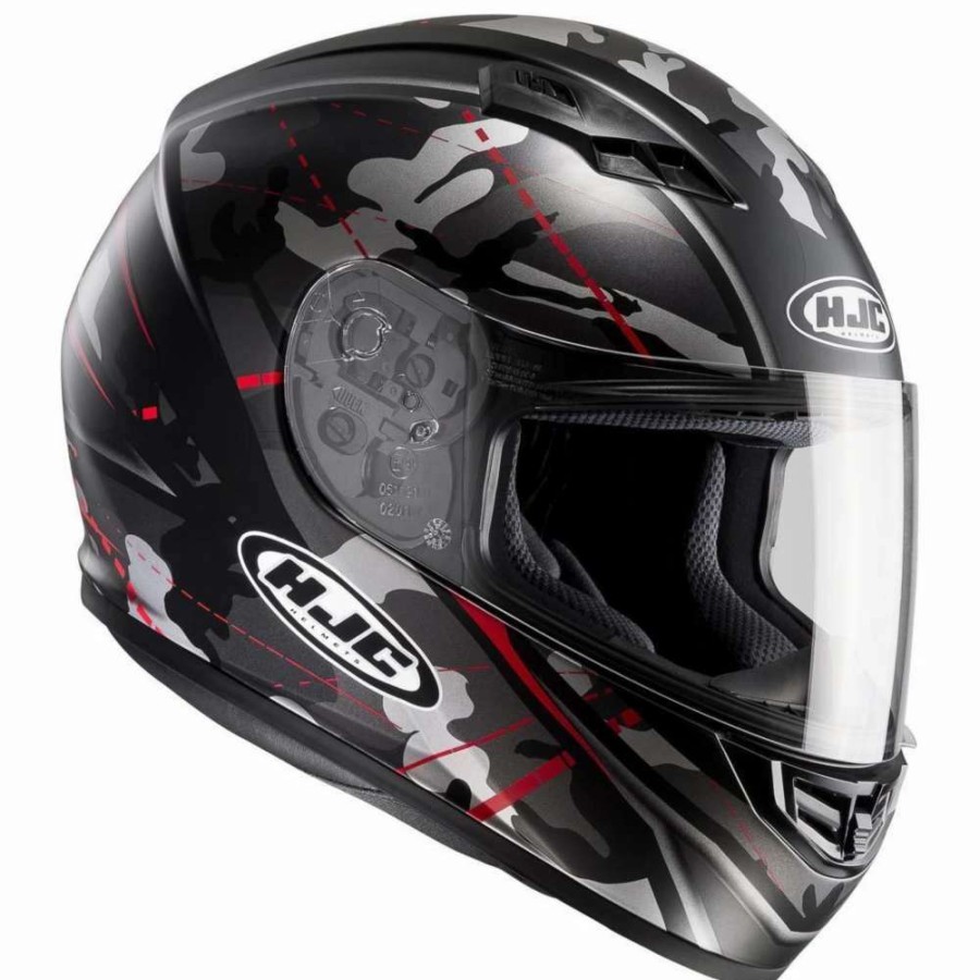 Helmets * | Coupon Plastic Hjc Cs-15 Songtan Mc1Sf Helmet Black Red