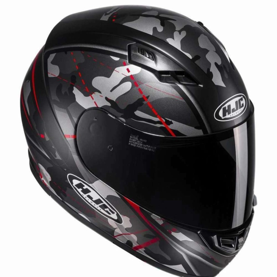 Helmets * | Coupon Plastic Hjc Cs-15 Songtan Mc1Sf Helmet Black Red