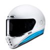 Helmets * | Deals Fiber Hjc V10 Tami Helmet White Blue